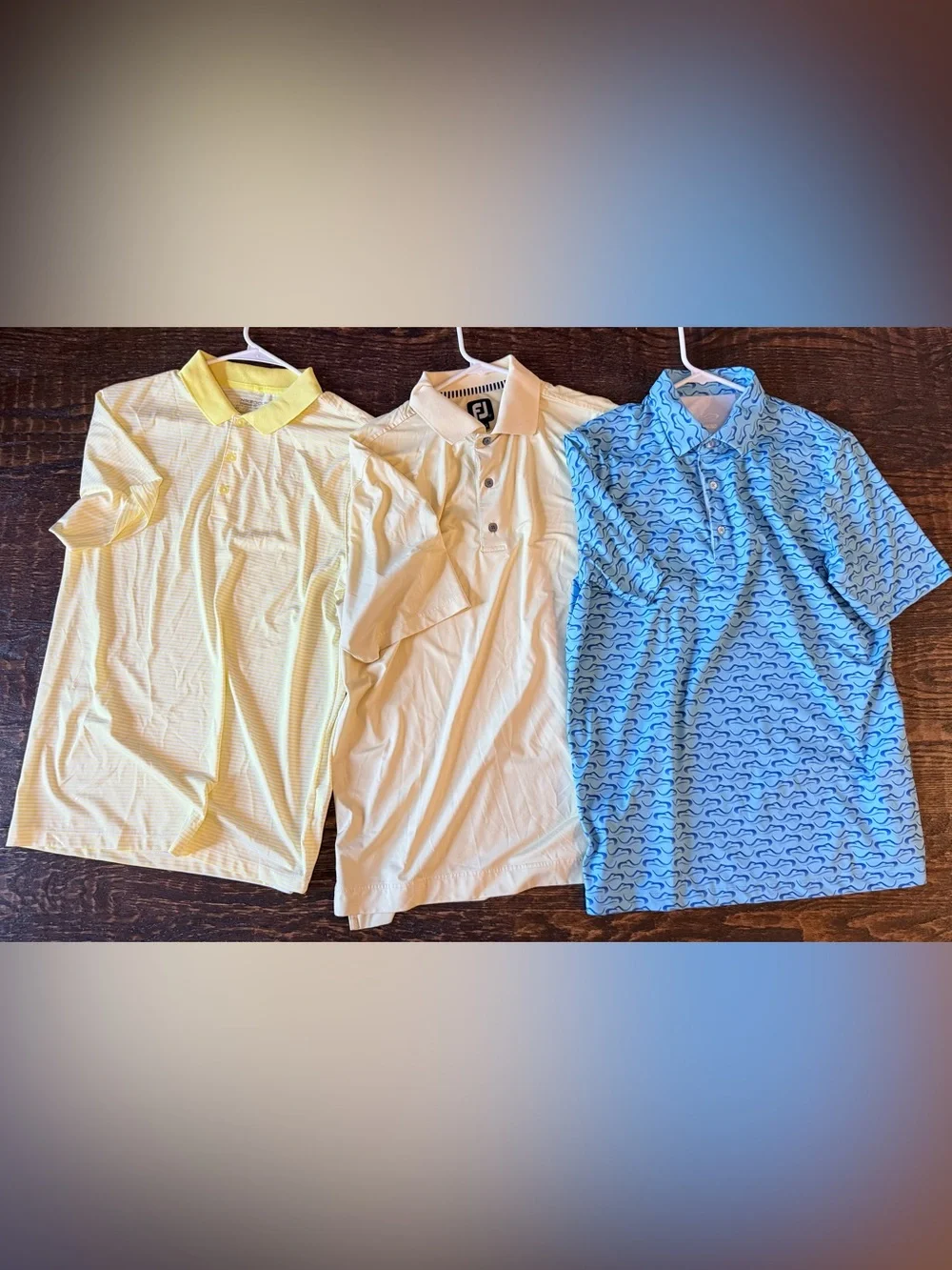 Men’s golf shirts- Nike golf, FJ & EAC golf shirts- size small